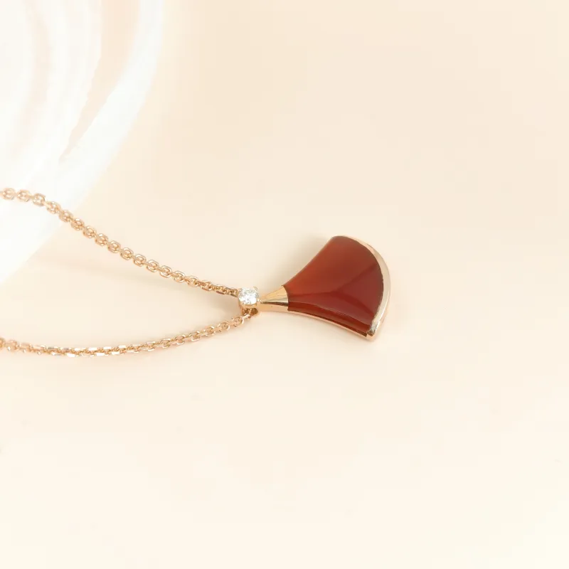Bvlgari Necklace DIVAS’ DREAM Collection Diamond18KR ose Gold Small 43cm — cover view 8 of 10