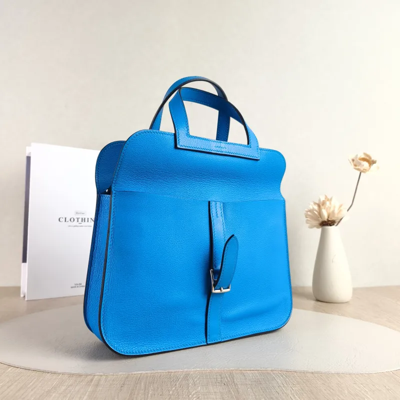 Hermès Shoulder Bag Halzan 25 Evercolor Calfskin Small 25 × 8 × 17 cm B — cover view 4 of 5
