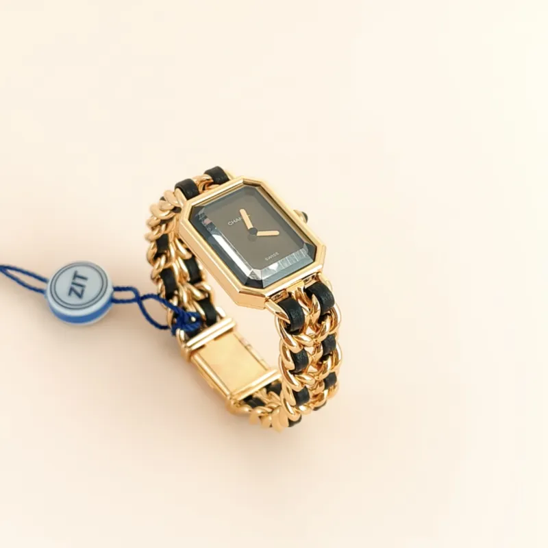 Chanel Watch · Première Édition Originale Black with Gold-Tone Hardware Black with Gold-Tone Hardware One Size Black 26.1* 20mm — cover view 4 of 7