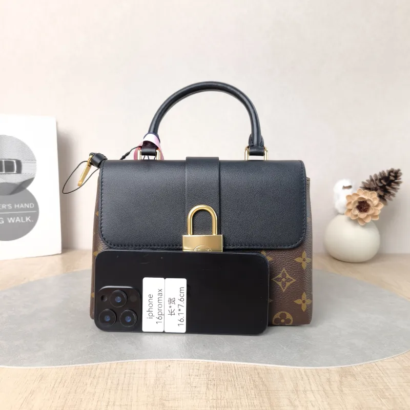 Louis Vuitton Crossbody Bag Locky BB Black PVC BB 20 × 7.5 × 16 cm — cover view 2 of 5