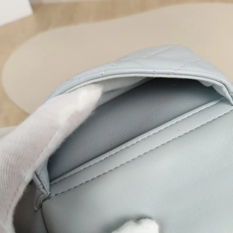 Chanel Backpack Duma Blue Lambskin Small18 × 12 × 18.5 cm — detail view 11 of 14