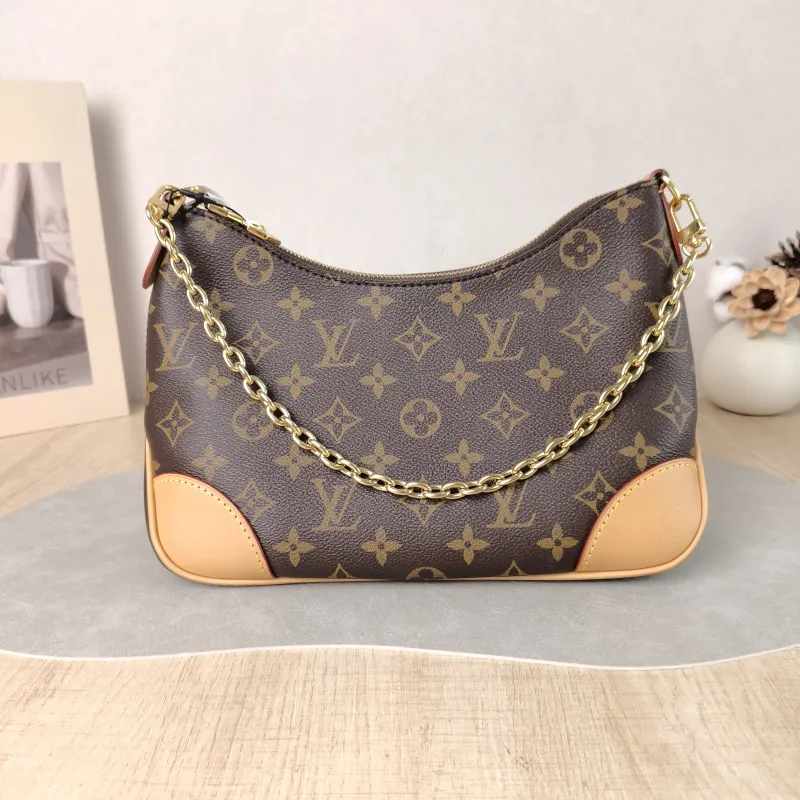 Louis Vuitton Crossbody Bag Boulogne PVC Small 26 × 9.5 × 16 cm