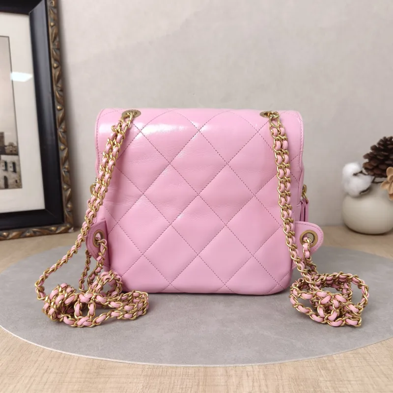 Chanel Backpack23p Pinkado Backpack Pink Calfskin One Size19 × 6 × 19 cm — cover view 4 of 6