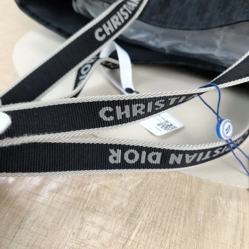 DIOR Shoulder Bag Shoulder Bag Black Monogram Nylon One Size 37 × 13 × 43 cm — detail view 6 of 10