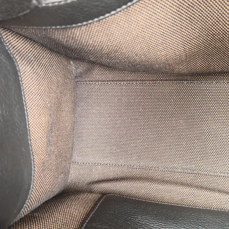 PRADA Tote Bag Black Calfskin One Size 32 × 15 × 22 cm — detail view 7 of 11