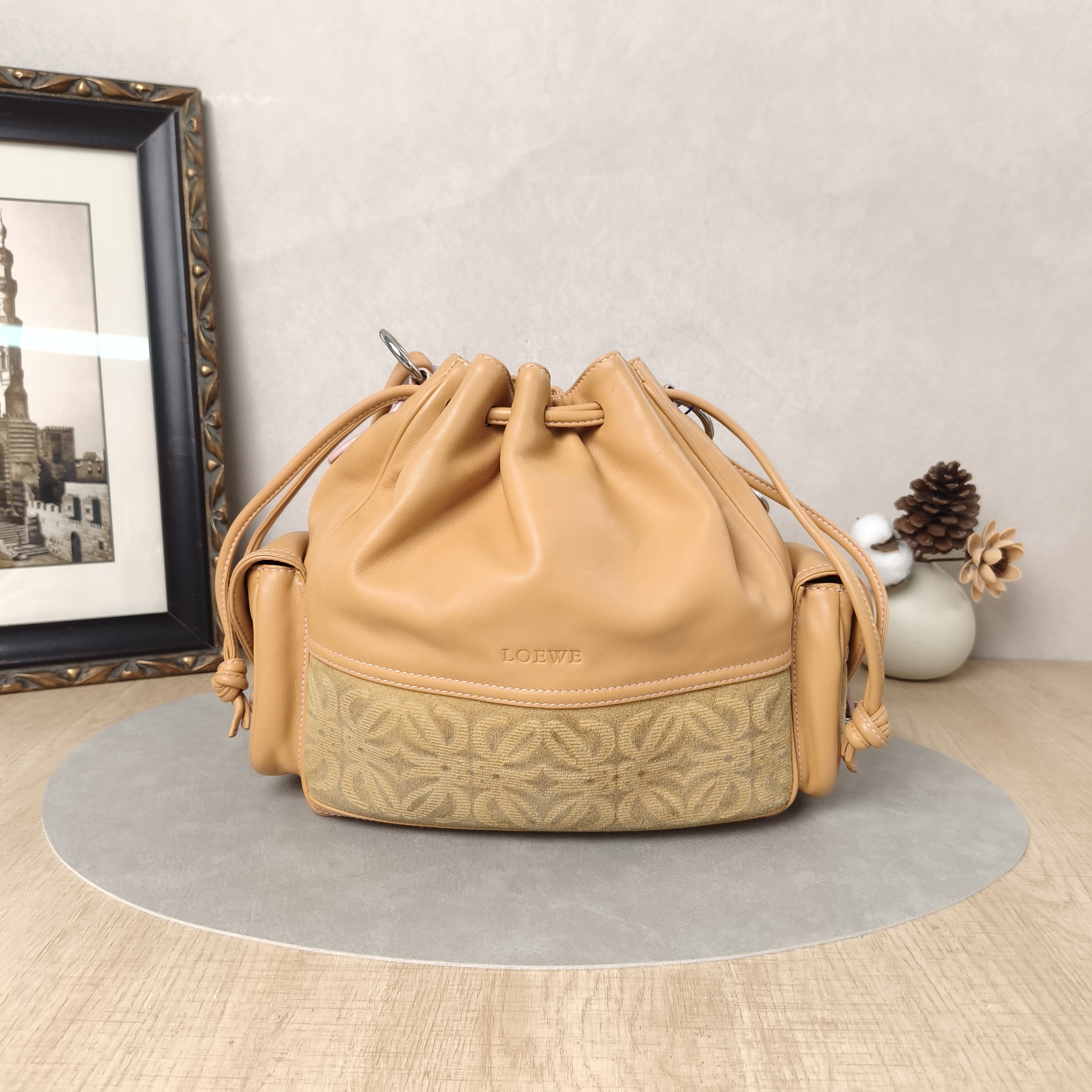 LOEWE Shoulder Bag Shoulder Bag Calfskin · Suede One Size28 × 12 × 23 cm