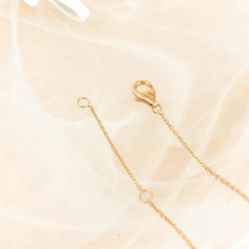 CARTIER Necklace Amulette de Necklace Pearl · White Mother-of-Pearl 18KY ellow Gold Small 40cm — cover view 4 of 10