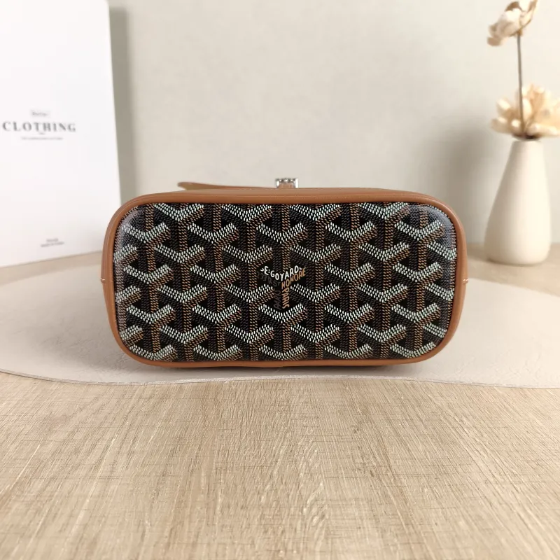 GOYARD Crossbody Bag ALPIN Backpack Brown ine Canvas Mini 19 × 9.5 × 23 cm — cover view 5 of 5