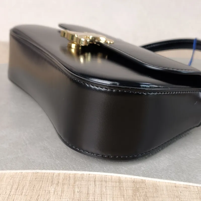 CELINE Crossbody Bag teen lola Crossbody Bag Black Calfskin One Size 20 × 5 × 11.5 cm — detail view 6 of 11