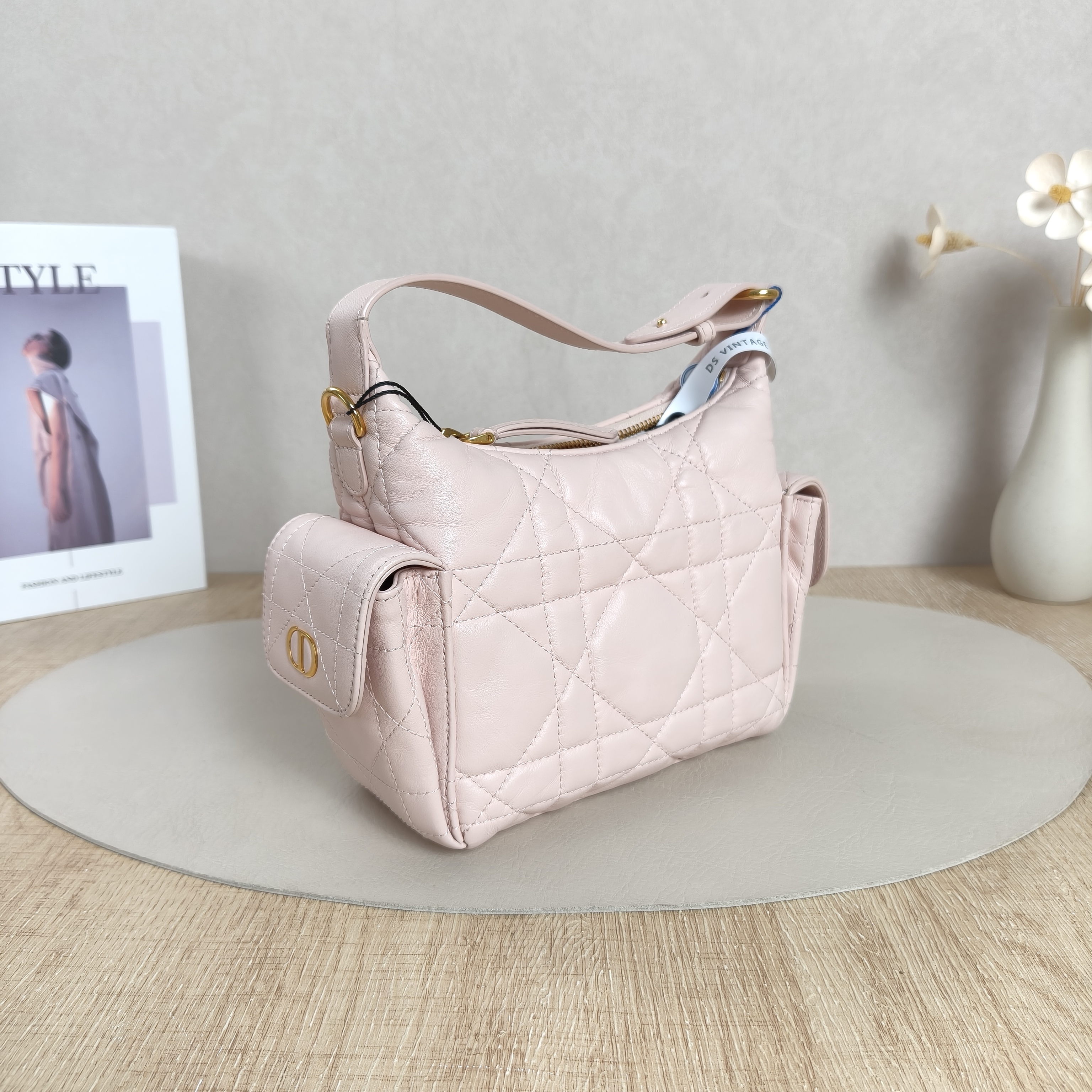 DIOR Crossbody Bag D-Dream Pink Lambskinmini22 × 9 × 14 cm — cover view 10 of 11