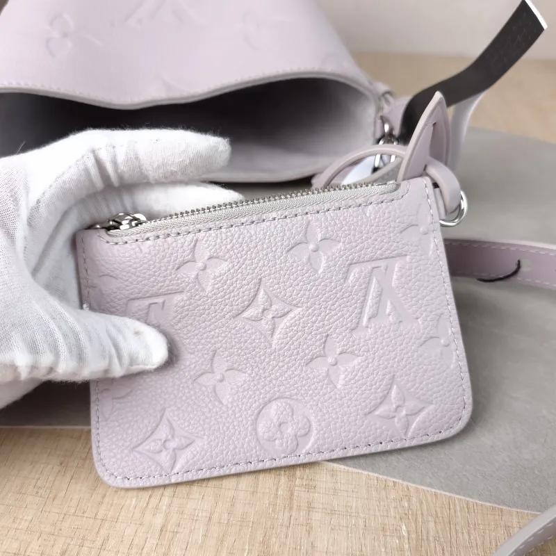 Louis Vuitton Top Handle Bag ALL IN BB Grey Calfskin BB 16 × 12 × 18 cm — detail view 3 of 12