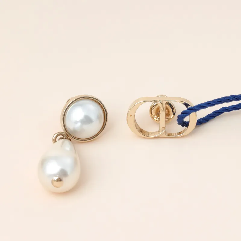 DIOR Earrings Earrings Gold One Size