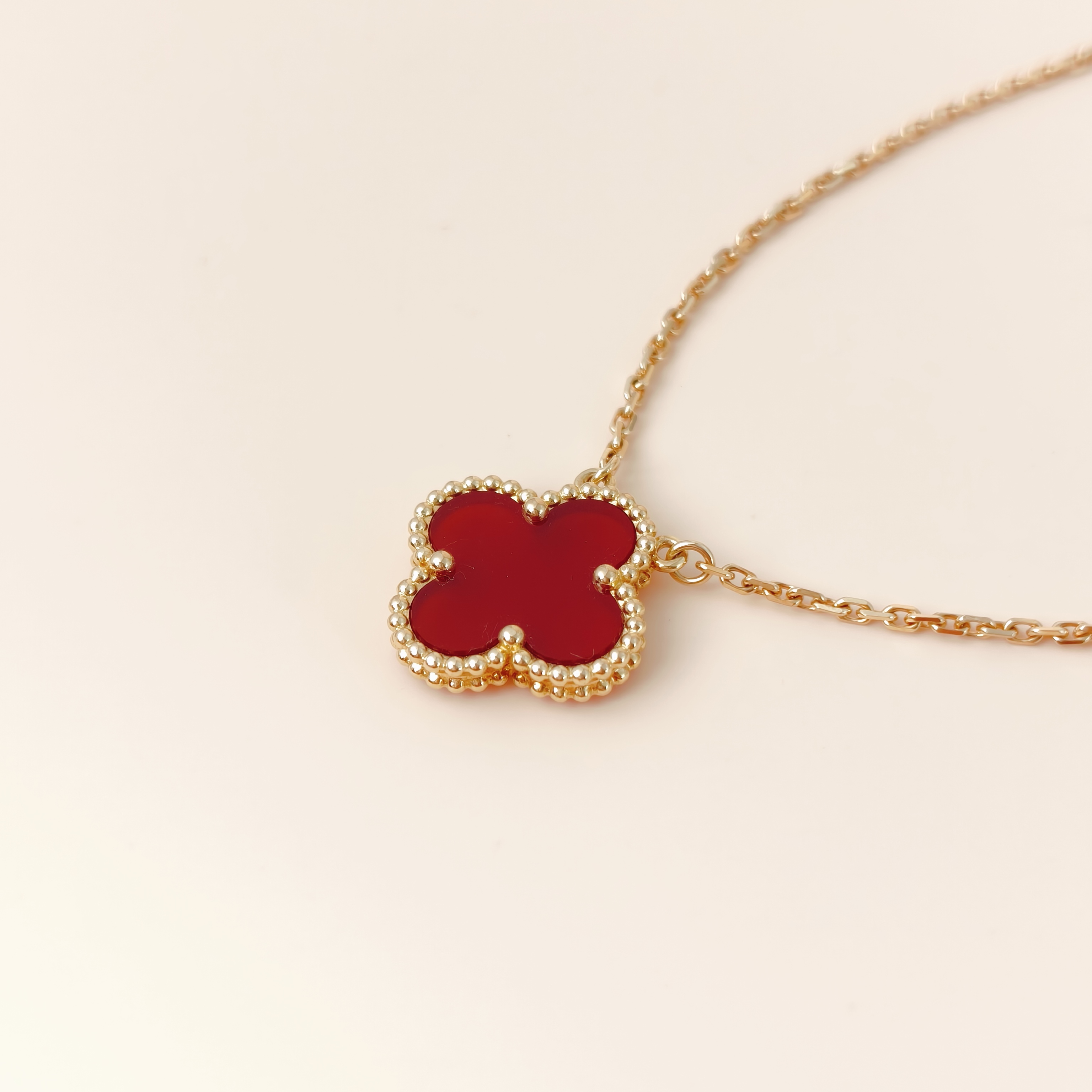 Van Cleef & Arpels Necklace Alhambra Alhambra Collection Necklace 18KY ellow Gold Vintage Small42cm — cover view 9 of 11