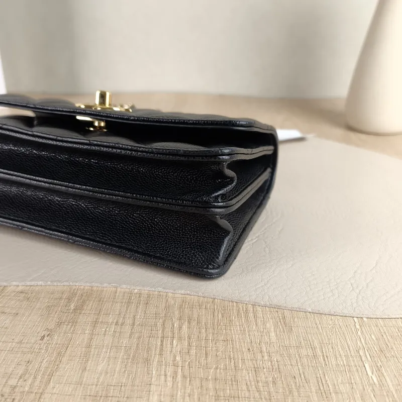 Chanel Crossbody Bag 26p woc Black Calfskin Mini 19 × 7 × 11.5 cm — detail view 2 of 12