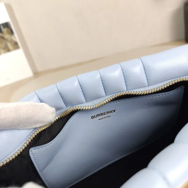 BURBERRY Crossbody Bag tb Collection Crossbody Bag Blue Lambskin One Size 23 × 10 × 13 cm — detail view 7 of 12
