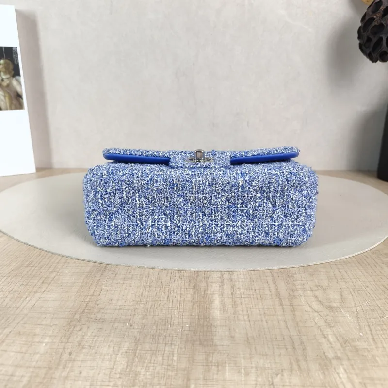 Chanel Crossbody Bag Classic Flap Large Mini CF Mini Blue mini 20 × 6 × 12 cm — cover view 6 of 6