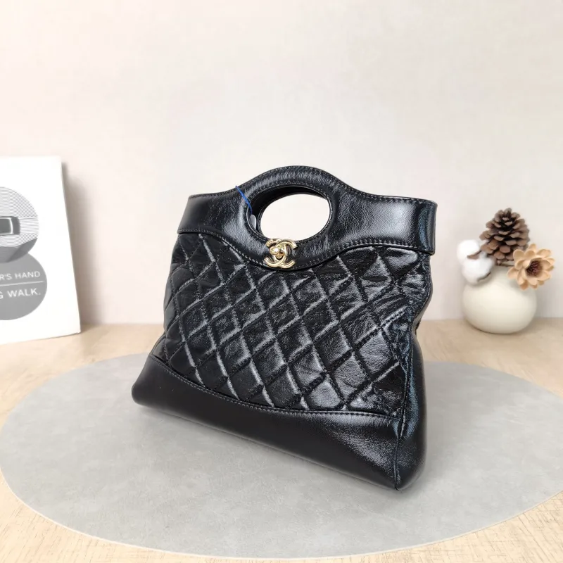 Chanel Crossbody Bag31Bag Black Waxed Leathermini23 × 5.5 × 22 cm — cover view 2 of 5
