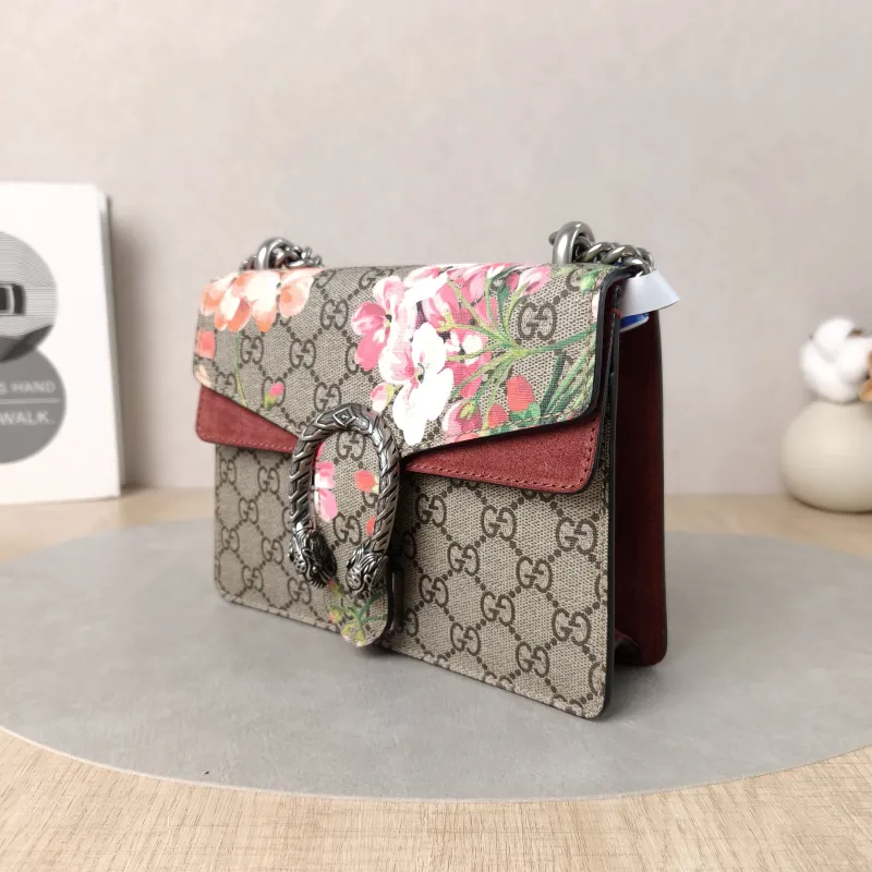 GUCCI Crossbody Bag Dionysus Monogram PVC Mini 20 × 5 × 15.5 cm — cover view 2 of 6