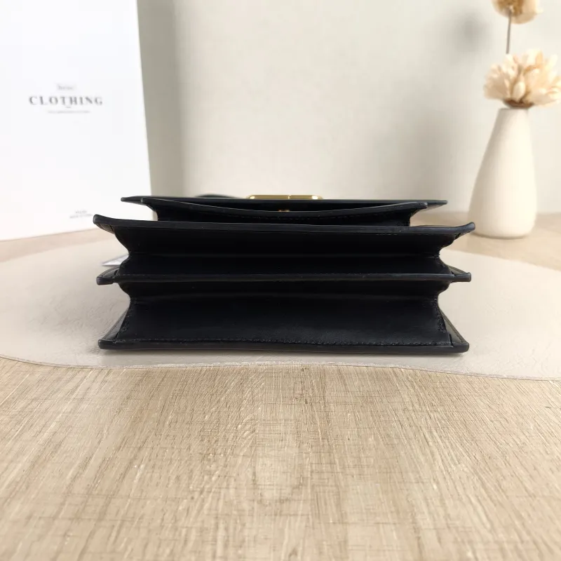 BALENCIAGA Crossbody Bag Crossbody Bag Black Calfskin 19.5 × 8 × 16 cm — cover view 5 of 5
