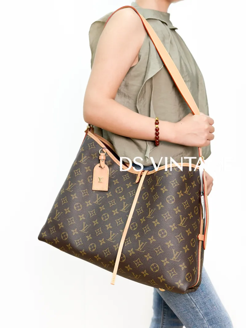 Louis Vuitton Crossbody Bag Carryall Monogram PVC Medium 39 × 15 × 30 cm — on-model view 5 of 6