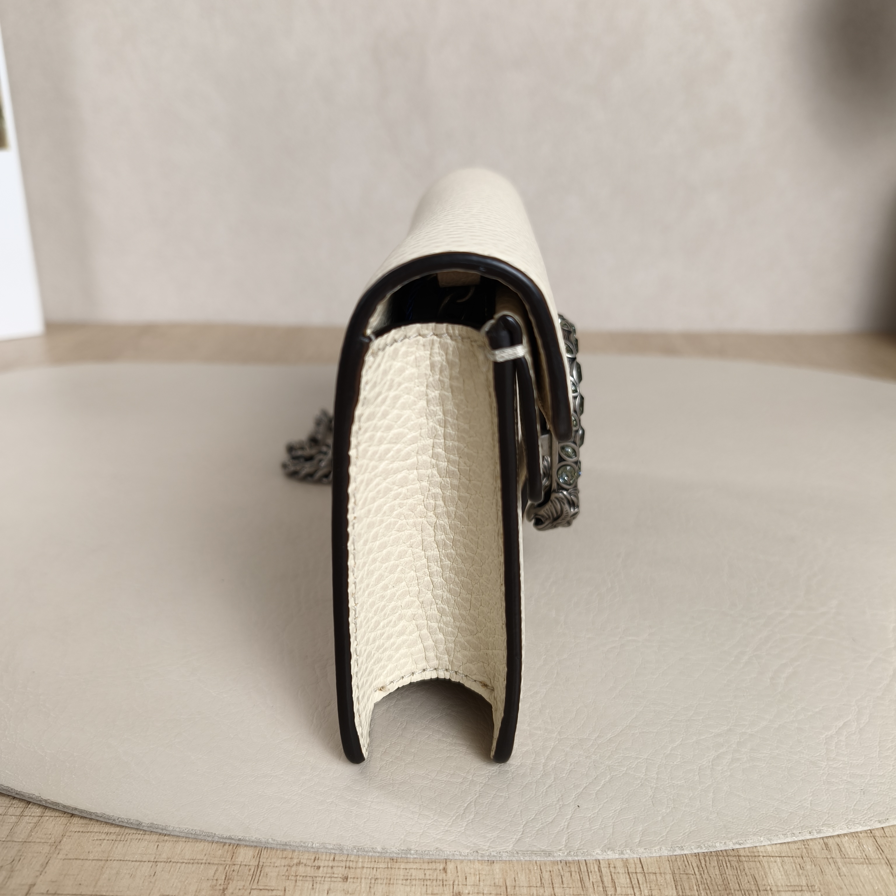 GUCCI Crossbody Bag Dionysus White Calfskinmini16.5 × 4.5 × 10 cm — cover view 7 of 11