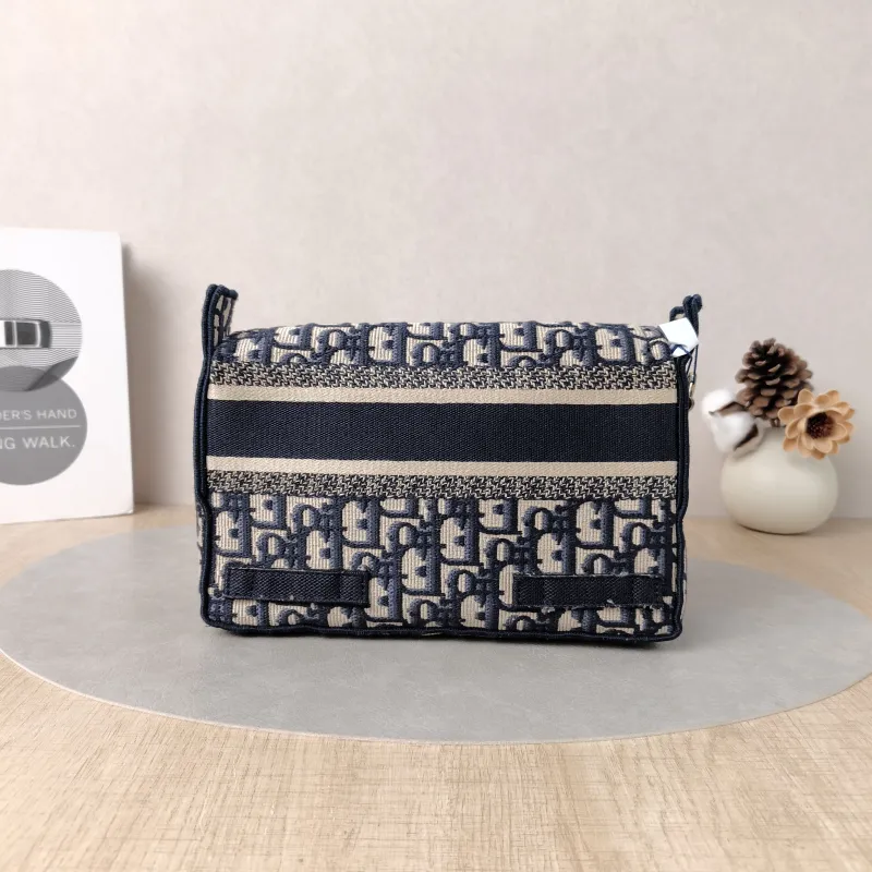 DIOR Crossbody Bag camp Messenger Bag Blue Canvas Small23 × 8 × 15 cm — cover view 4 of 6