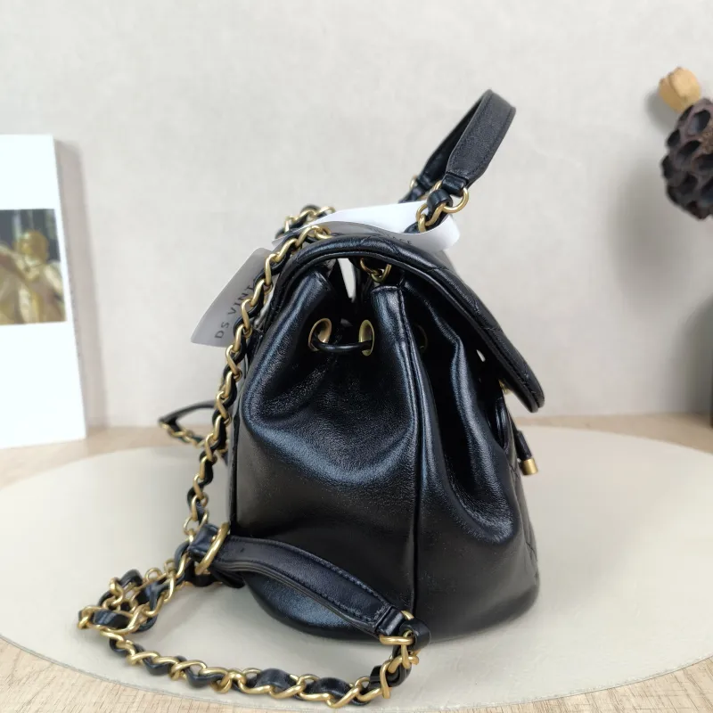 Chanel Crossbody Bag23k Backpack Black Lambskin One Size23 × 12 × 20 cm — detail view 8 of 14