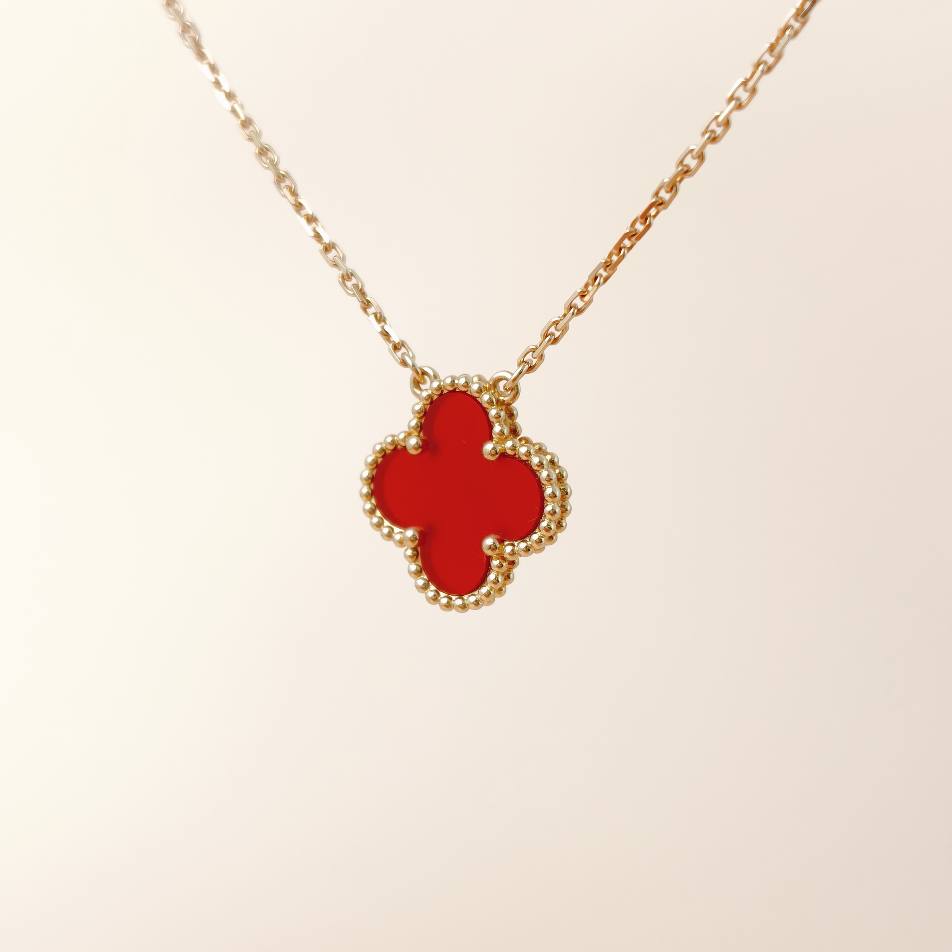 Van Cleef & Arpels Necklace Alhambra Alhambra Collection Necklace 18KY ellow Gold Vintage Small42cm — cover view 11 of 11
