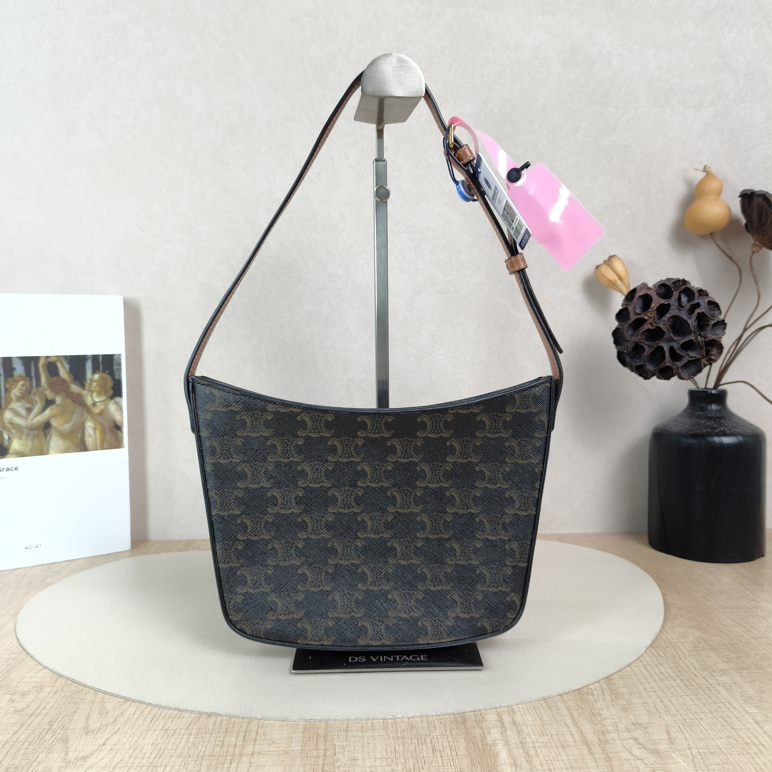 CELINE Shoulder Bag Croque Hobo Monogram PVC Medium18.5 × 2 × 15.5 cm — cover view 3 of 5