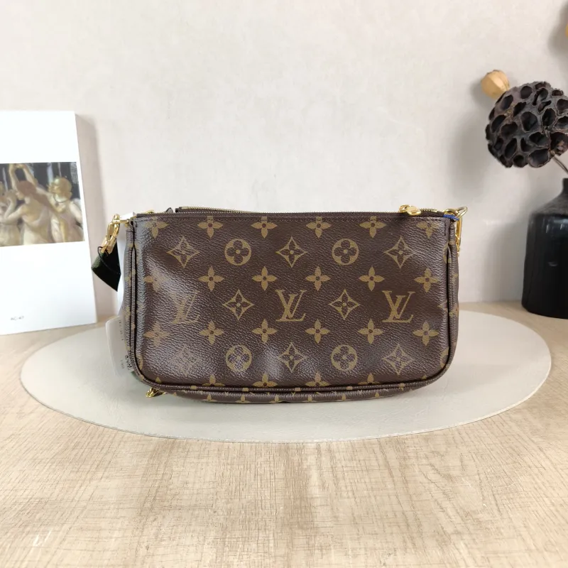 Louis Vuitton Crossbody Bag Multi Pochette Accessoires Shoulder Strap PVC Small 24 × 4 × 13.5 cm — cover view 5 of 5