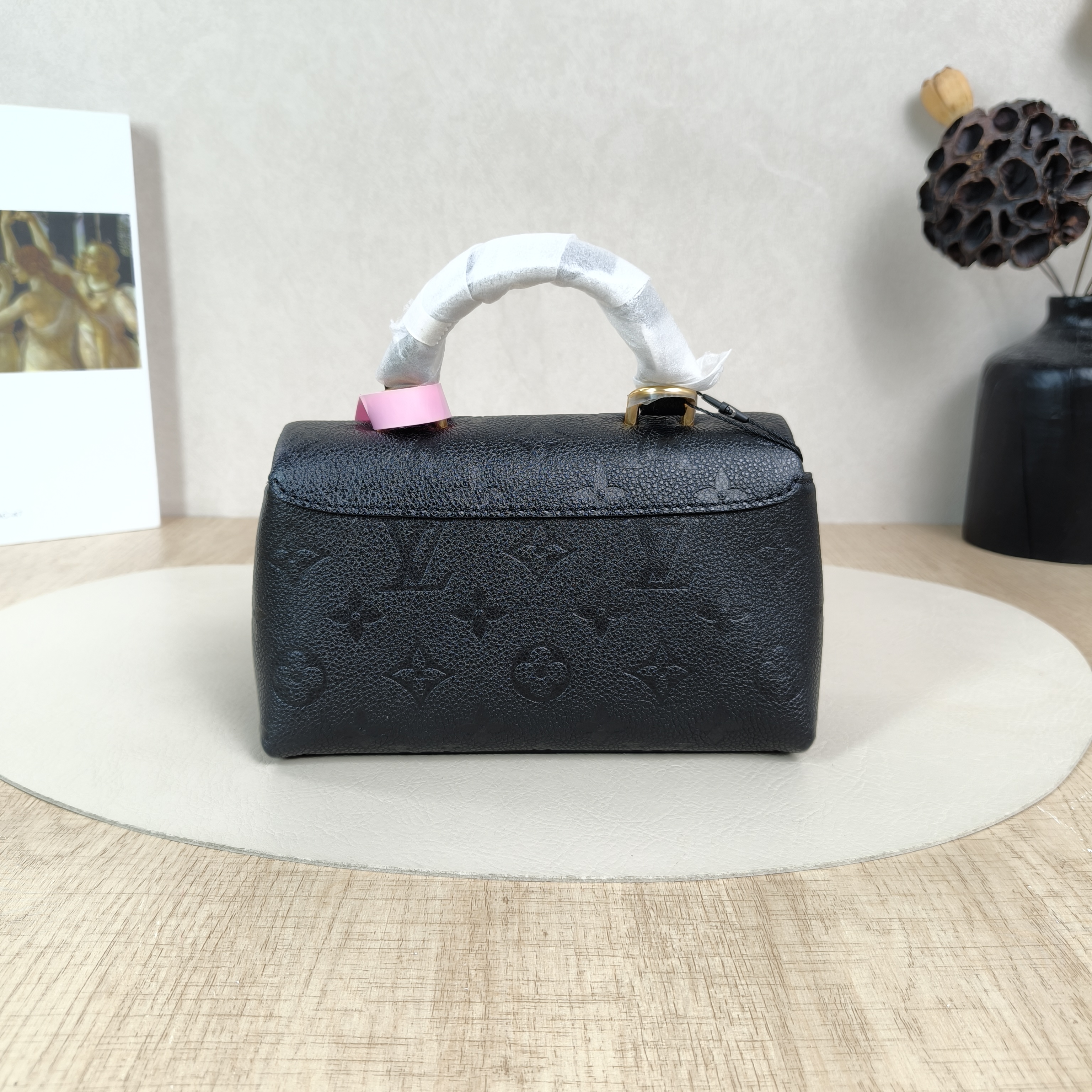 Louis Vuitton Crossbody Bag MADELEINE Black Empreinte Embossed Calfskin Monogramnano21 × 6 × 12.5 cm — cover view 4 of 5