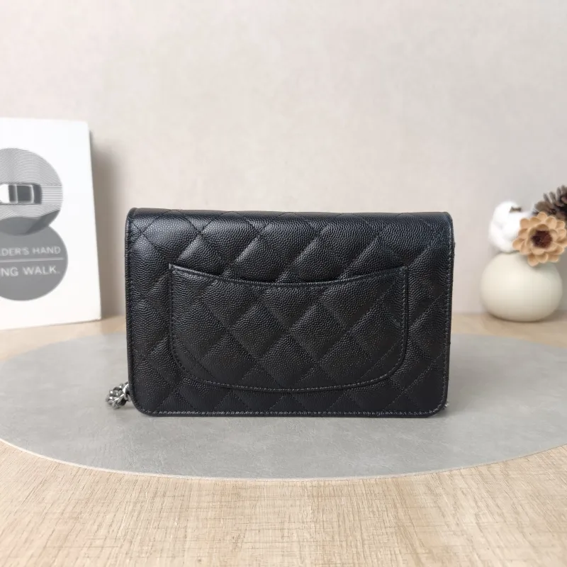 Chanel Crossbody Bag CF WOCWOC Bag Black Calfskin One Size19.2 × 3.5 × 12.3 cm — cover view 5 of 6