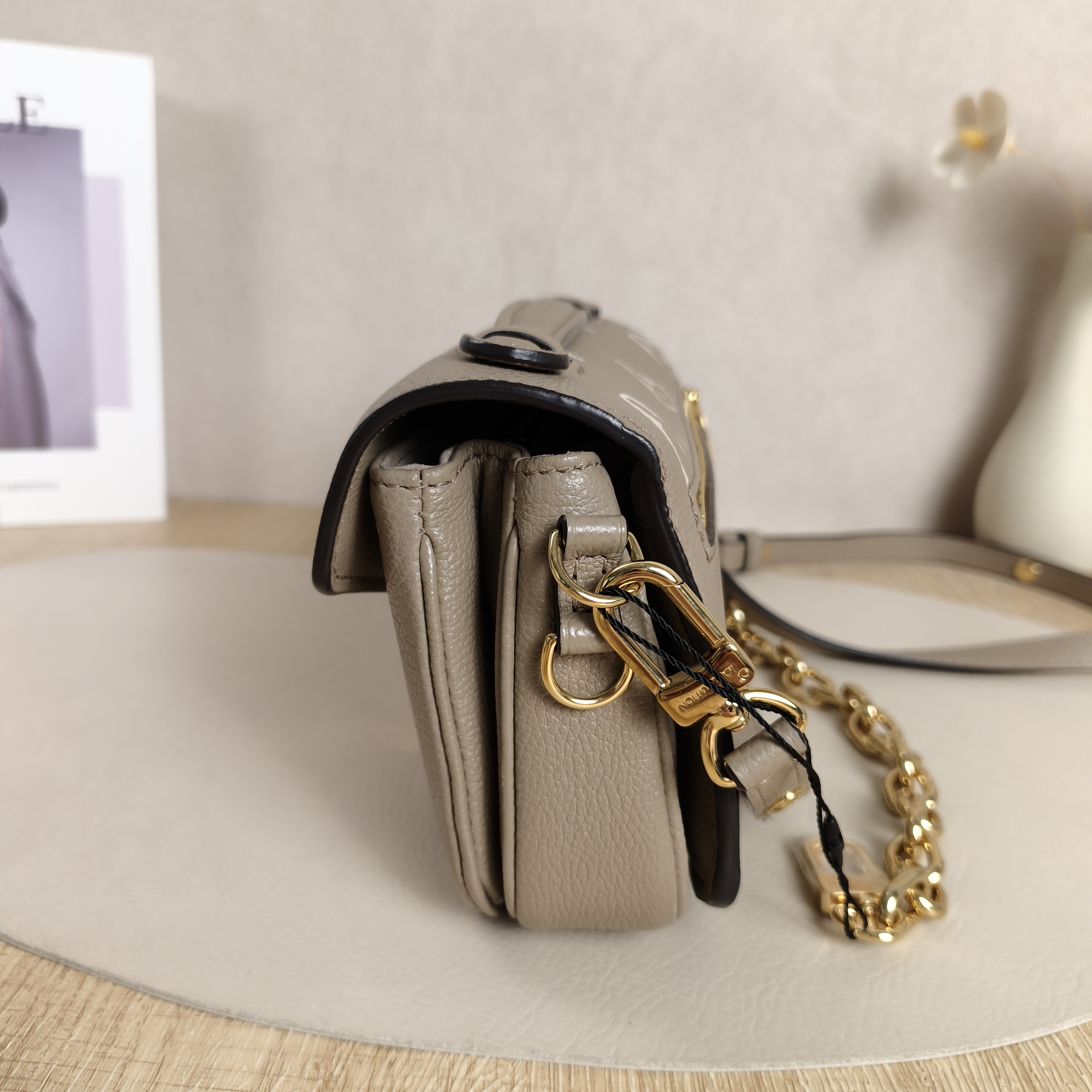 Louis Vuitton Crossbody Bag Pochette Métis East West Monogram Empreinte Embossed Calfskin Small21.5 × 6 × 13.5 cm — cover view 7 of 11