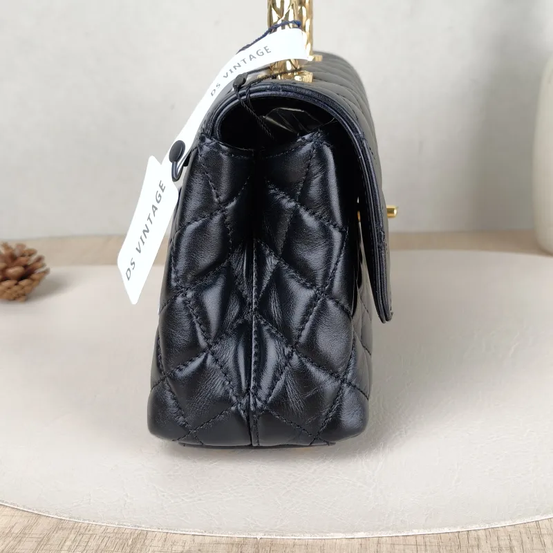 Chanel Crossbody Bag Coco Handle​Black Calfskin Small24 × 10 × 14 cm — detail view 13 of 13