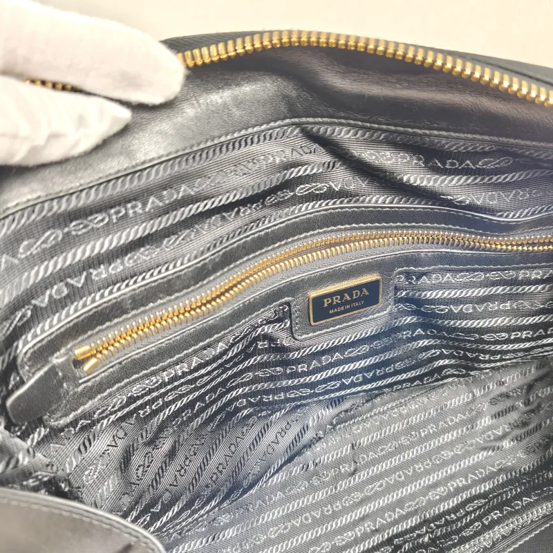 PRADA Shoulder Bag Shoulder Bag Black Nylon One Size 35 × 9 × 20 cm — detail view 7 of 11