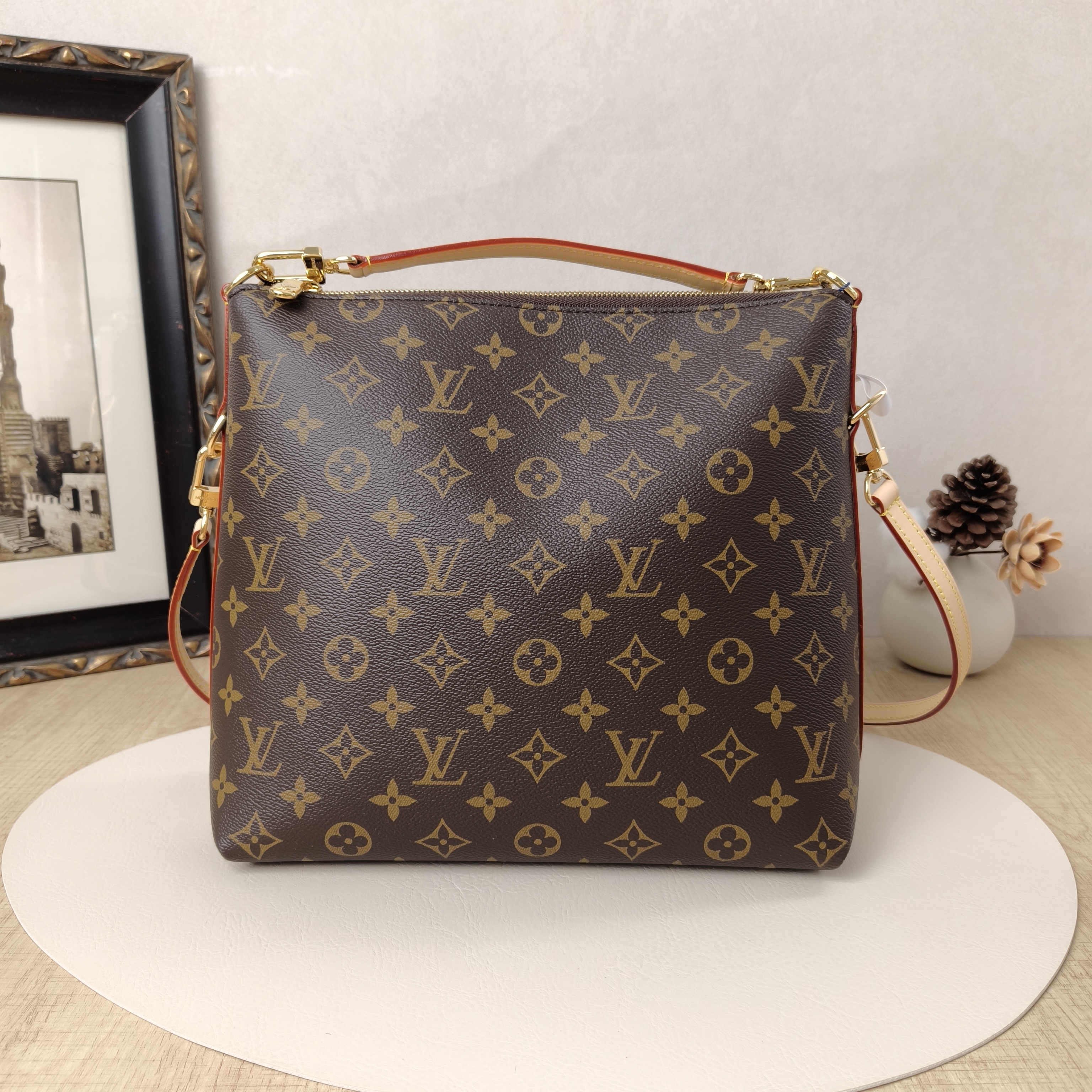 Louis Vuitton Crossbody Bag Multipass Hobo Shoulder Bag Monogram PVC30 × 10 × 26 cm
