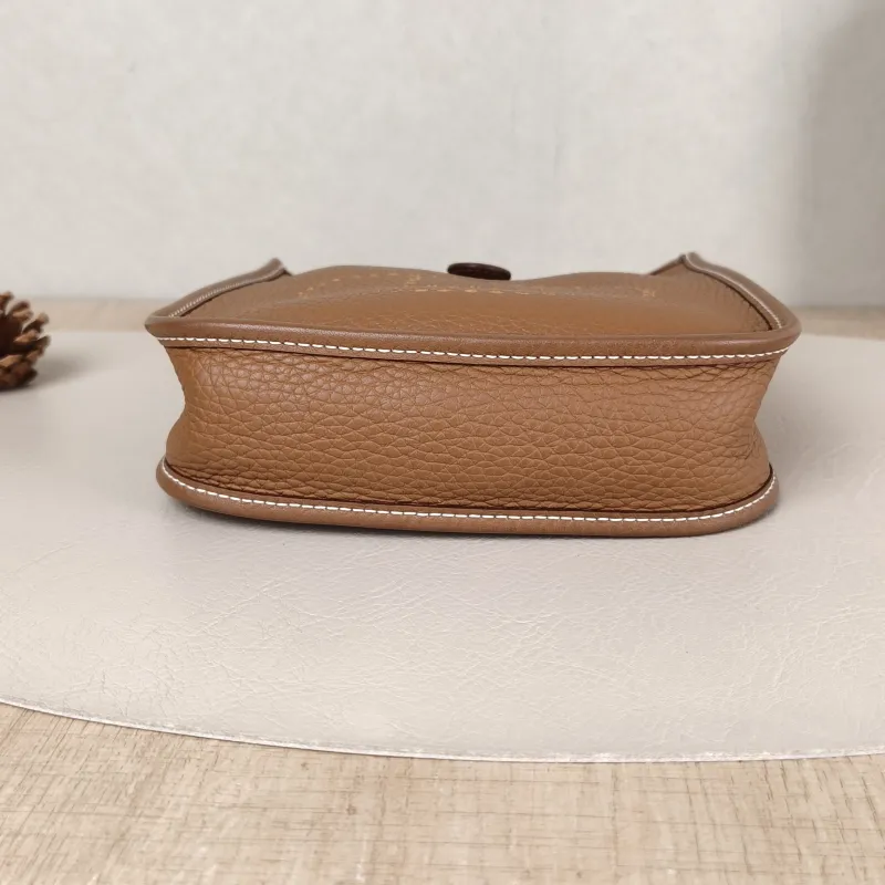 Hermès Crossbody Bag Evelyne Mini 16 Mini 16 Taurillon Clemence TC Calfskin Mini 17 × 5.5 × 18 cm W — cover view 2 of 5