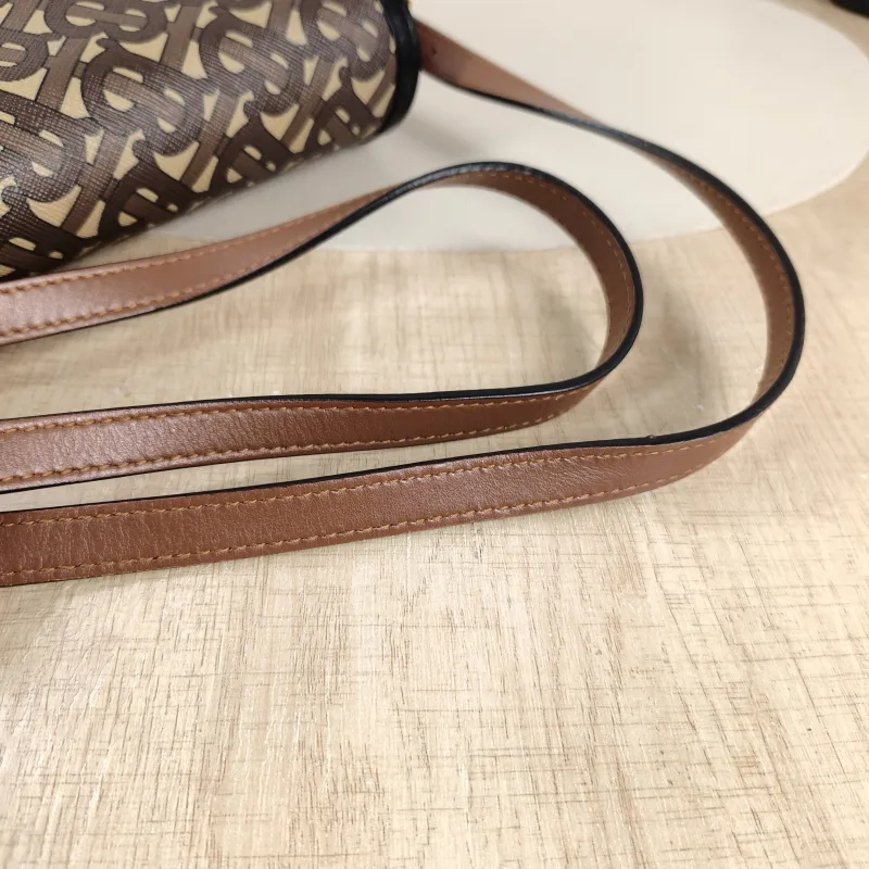 BURBERRY Shoulder Bag Shoulder Bag Brown Canvas One Size 19.5 × 7.5 × 16 cm — detail view 5 of 11