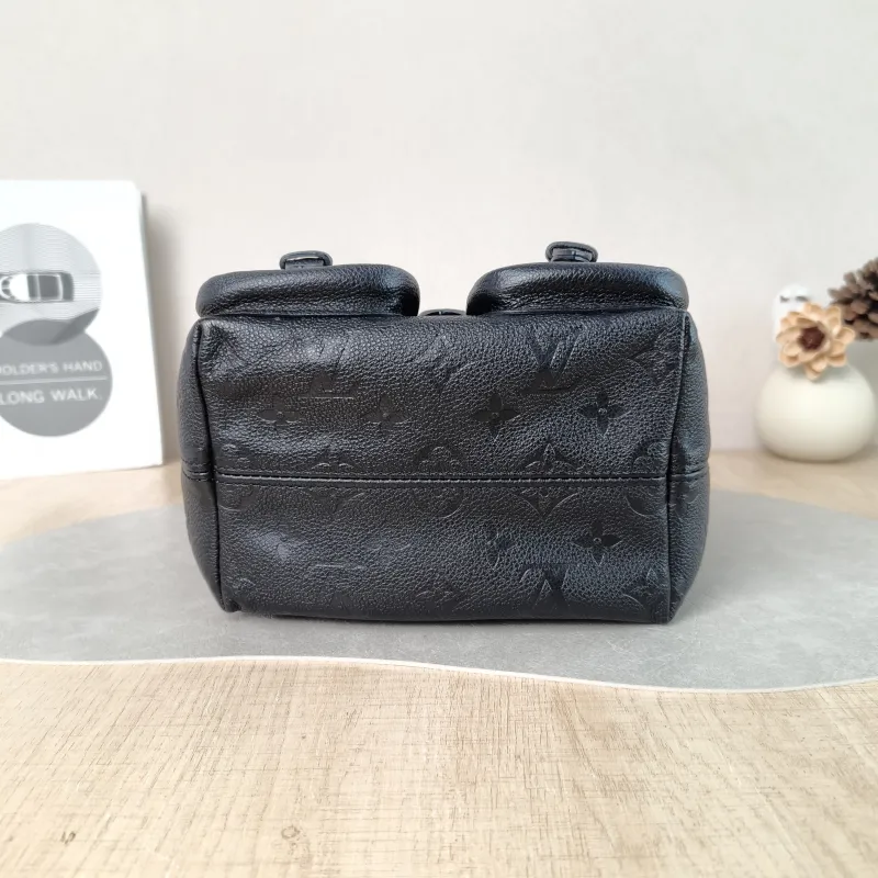 Louis Vuitton Backpack Backup Backpack Black Calfskin One Size 20 × 14 × 22 cm — cover view 3 of 5