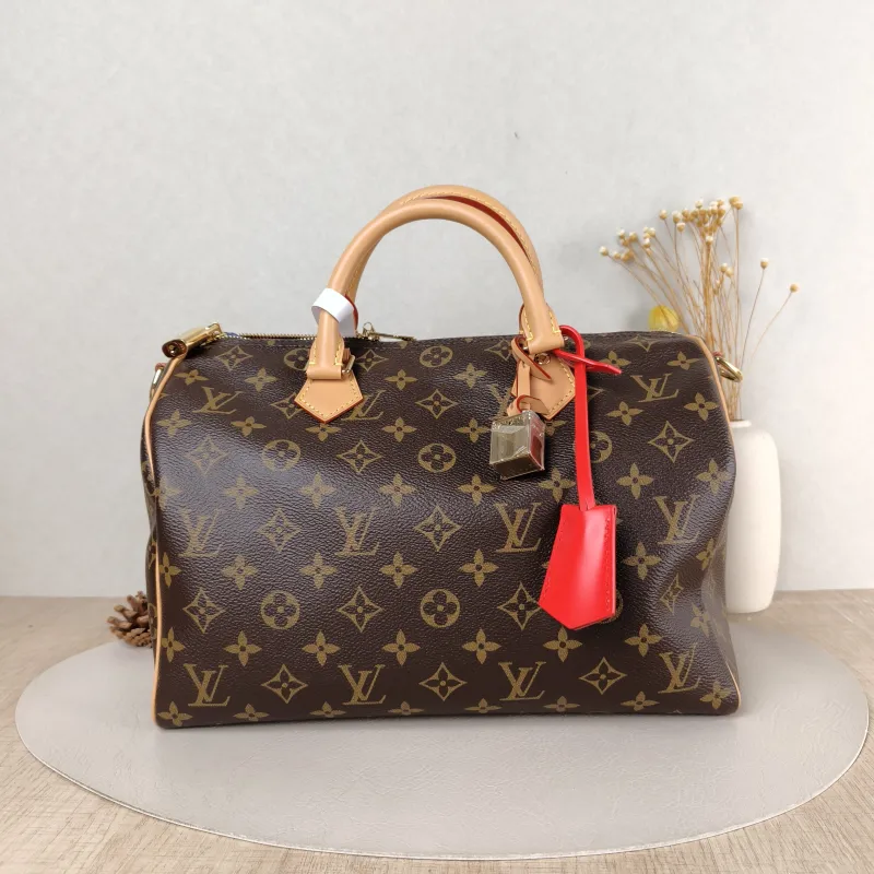 Louis Vuitton Shoulder Bag Speedy Soft 30 Shoulder Strap Edition-Monogram PVC Large 30 × 17 × 21 cm