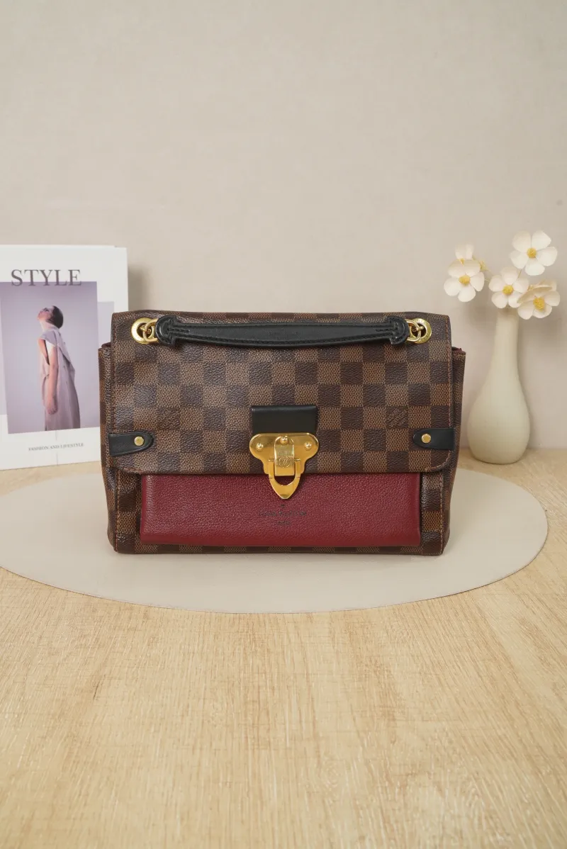 Louis Vuitton vavin Medium Damier Ebenepvc · 25 × 9.5 × 17 cm — cover view 5 of 7