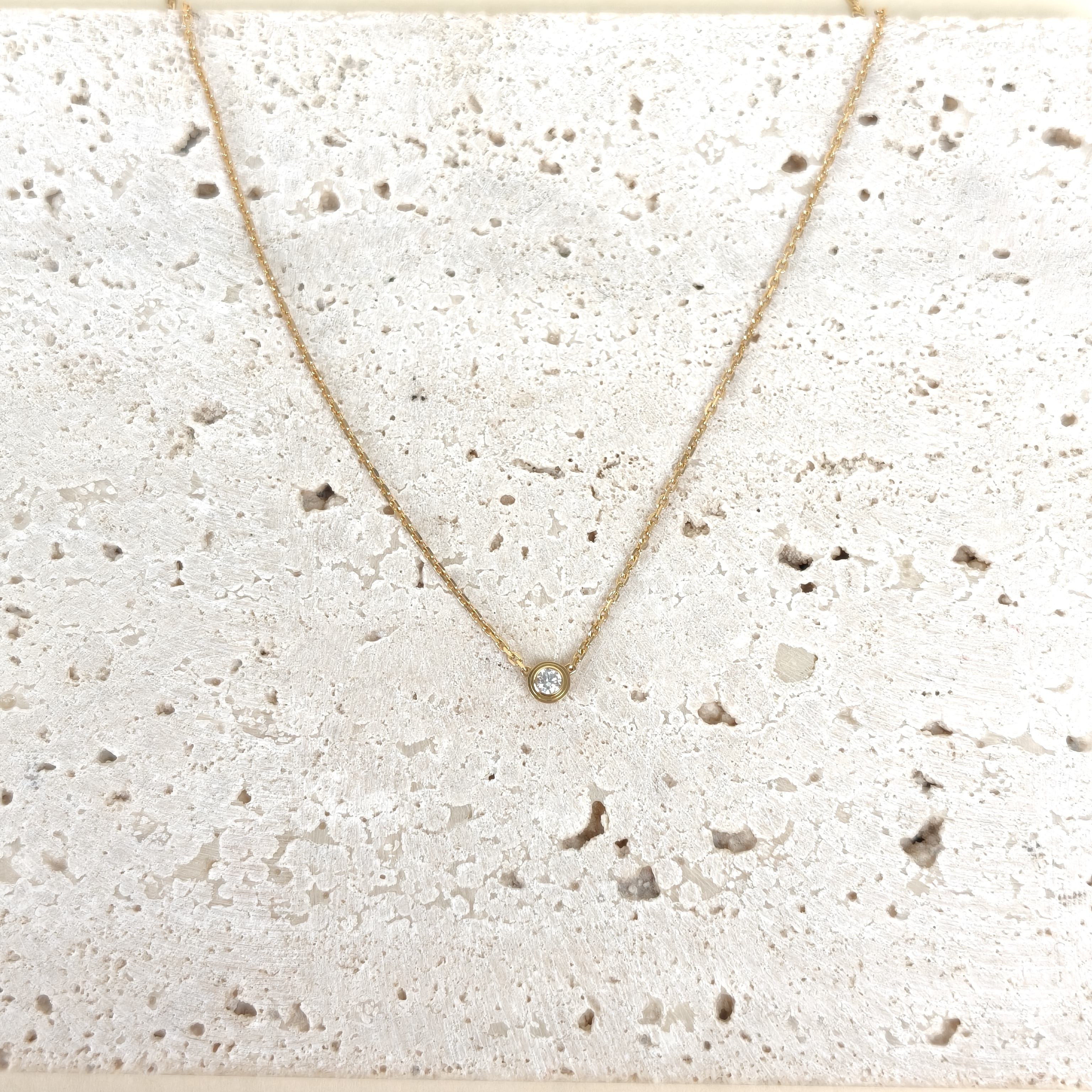 CARTIER Necklace d'Amour Necklace Gold18KY ellow Gold3.8 40cm 0.04ct — cover view 4 of 8