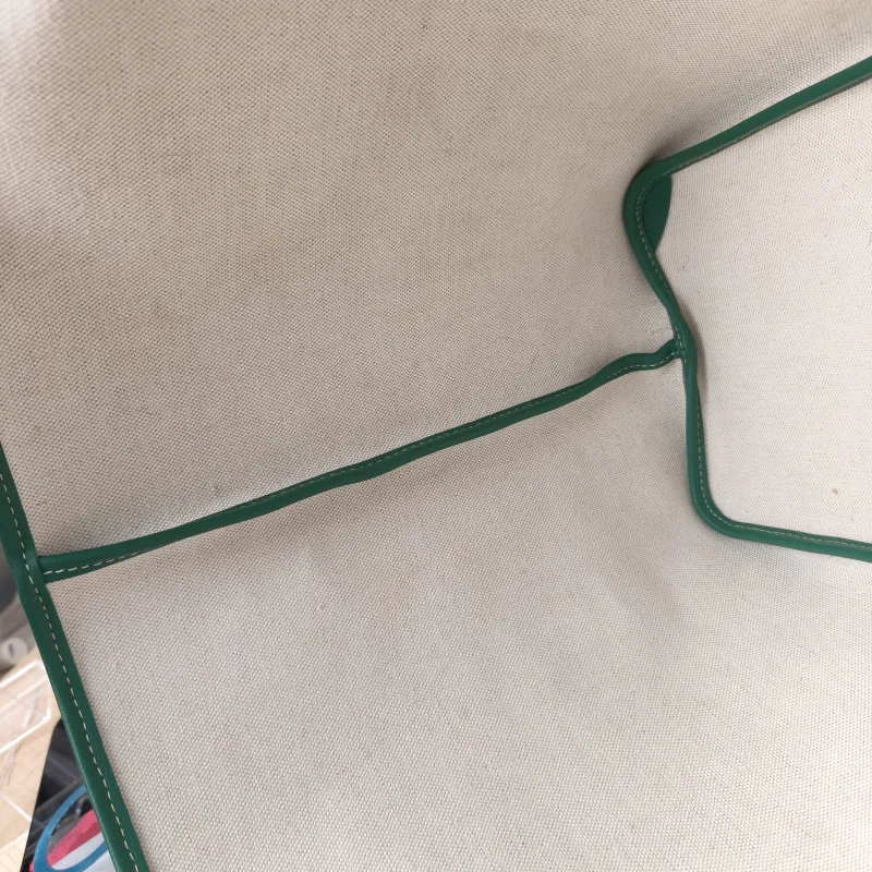 GOYARD Shoulder Bag Chien Gris Tote Bag Green PVC One Size 33.5 × 15 × 27 cm — detail view 9 of 13