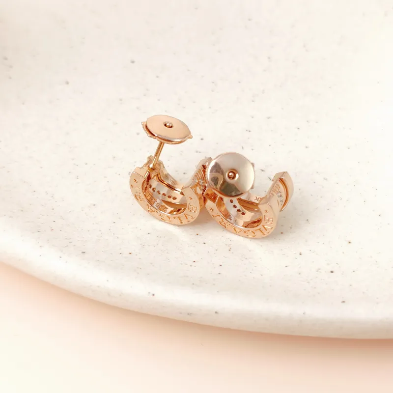 Bvlgari Earrings B.ZERO1Collection Earrings Rose Gold Diamond18KR ose Gold One Size — cover view 7 of 11
