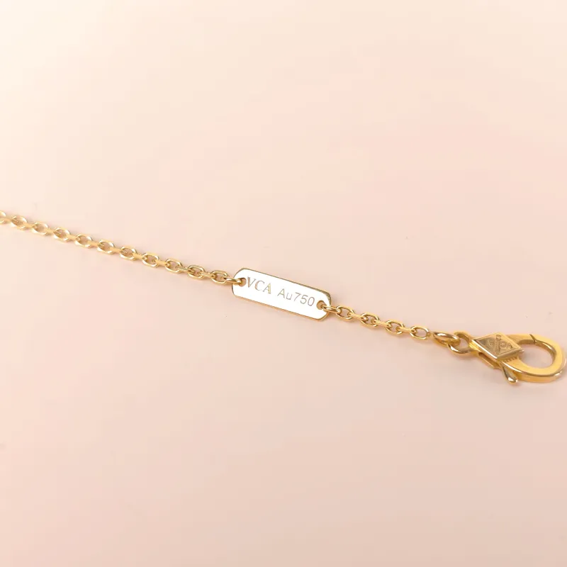 Van Cleef & Arpels Necklace Alhambra Alhambra Collection Necklace 18KY ellow Gold Vintage Small 42cm — cover view 2 of 9
