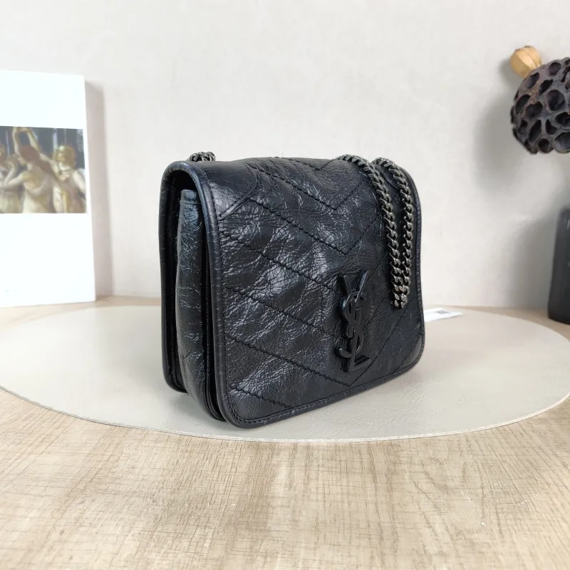 SAINT LAURENT Crossbody Bag Niki Chain Bagwoc Black Mini 19 × 5 × 16 cm — cover view 5 of 5