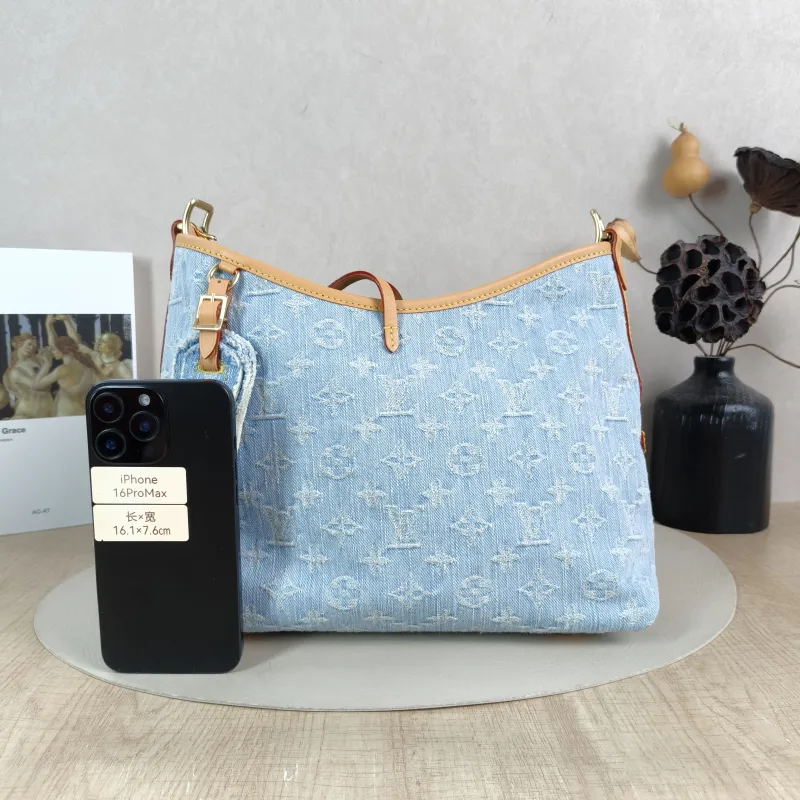Louis Vuitton Crossbody Bag Carryall Blue Small 29 × 12 × 24 cm — cover view 3 of 6