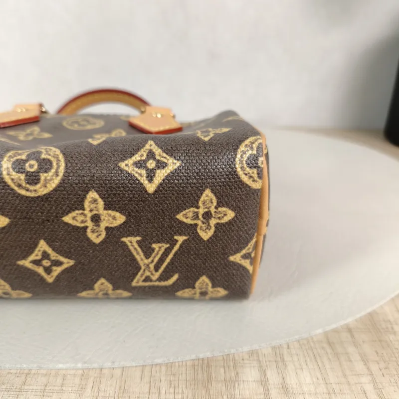 Louis Vuitton Crossbody Bag Speedy Nano PVC nano 16 × 7.5 × 10 cm — detail view 6 of 12