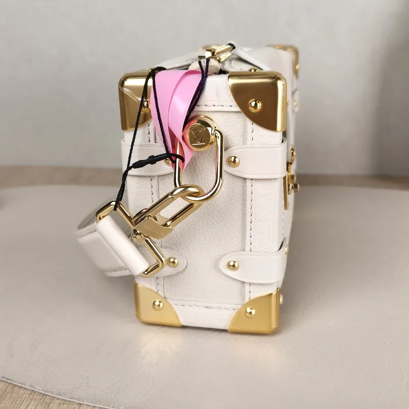 Louis Vuitton Crossbody Bag Side Trunk Box Calfskin Small 19 × 7.5 × 12.5 cm — detail view 3 of 12