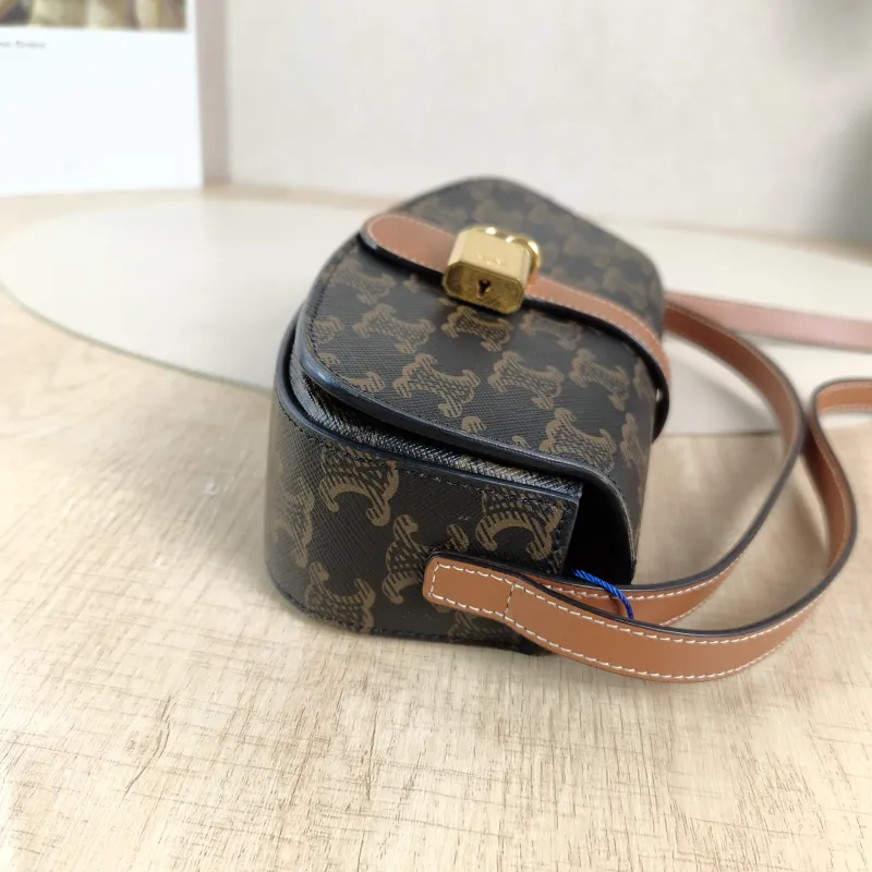 CELINE Crossbody Bag TABOU Monogram PV Cmini18 × 5 × 8 cm — detail view 7 of 14